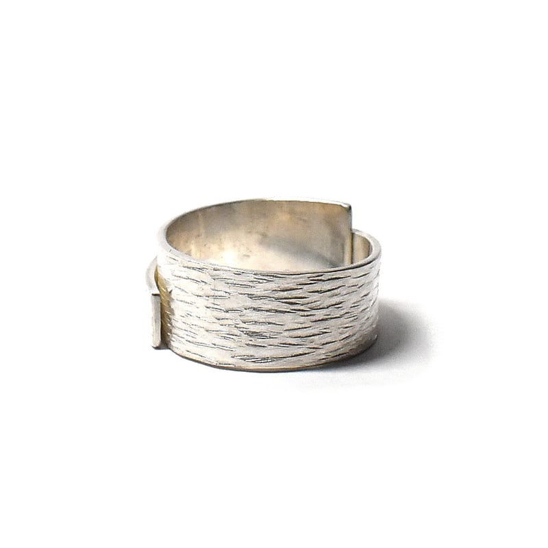 テクスチャー シルバーリング メンズ用 | シルバーアクセサリー