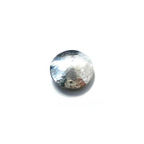 コンチョ レザークラフト金具　silver925  槌目模様 15mm