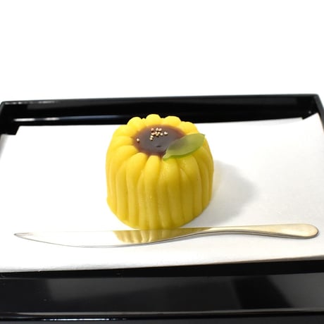 銀の菓子切り サイズ大　桐箱つき