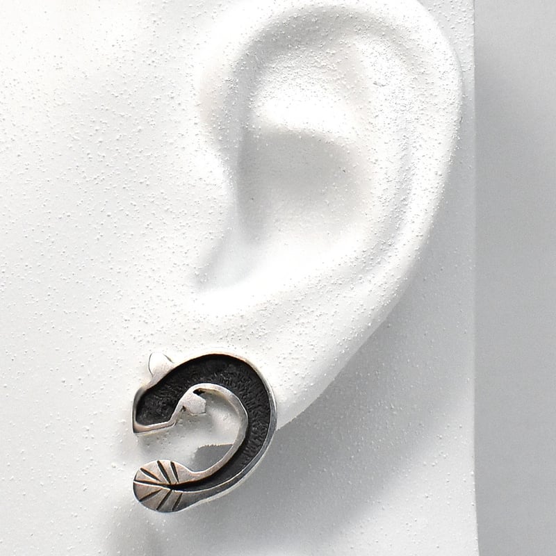 ウナギ シルバーピアス 片耳用 | シルバーアクセサリー工房アンク