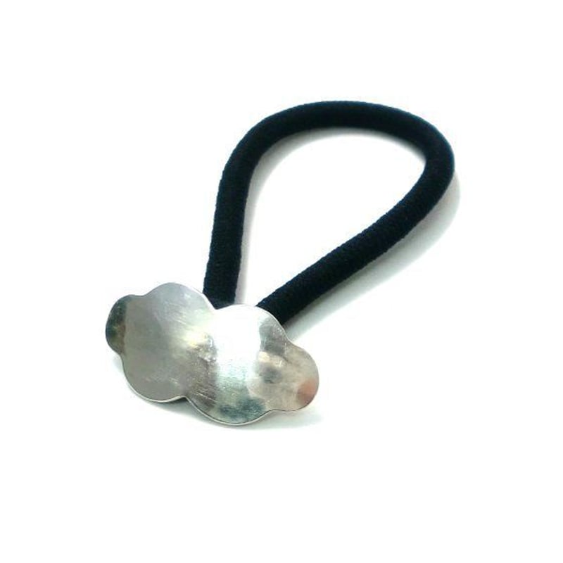 雲のシルバーヘアゴム | シルバーアクセサリー工房アンク