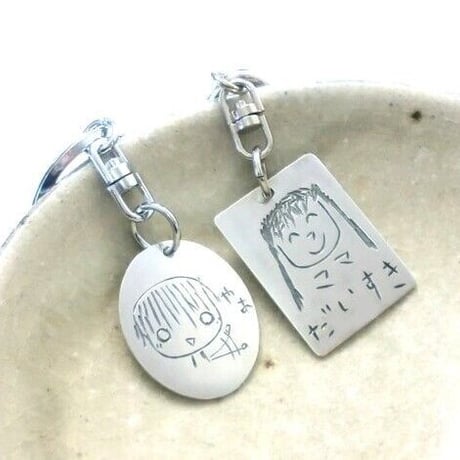 オーダメイド 子供の絵 シルバーアクセサリー お気軽にお問合せください