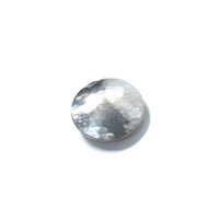 コンチョ レザークラフト金具　silver925  槌目模様 15mm