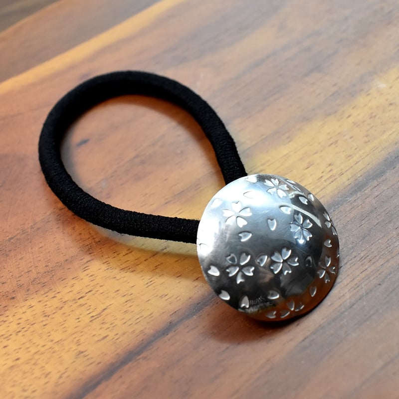 本物のユーホルビアと桜の花束 ハートヘアゴム fit=scale-down,w=1200