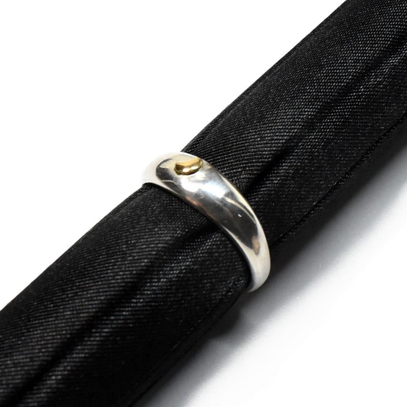 ゴールド k18 三日月 シルバーリング | シルバーアクセサリー ゴールド k18 三日月 シルバーリング | シルバーアクセサリー