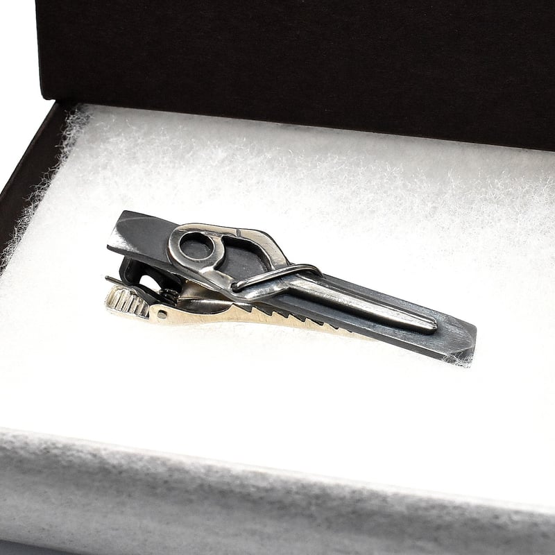 クリッピング術 クリップモチーフ シルバーネクタイピン | シルバー