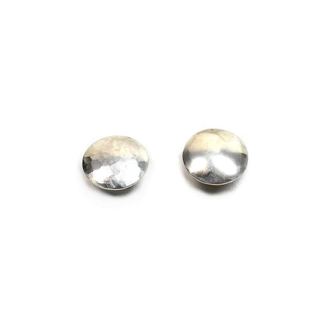 コンチョ レザークラフト金具　silver925  槌目模様 12mm