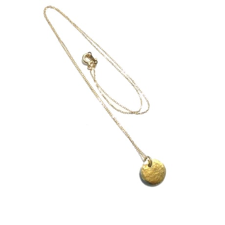 K24金箔 Gold  打ち込み象嵌 ゴールドプチペンダントトップ