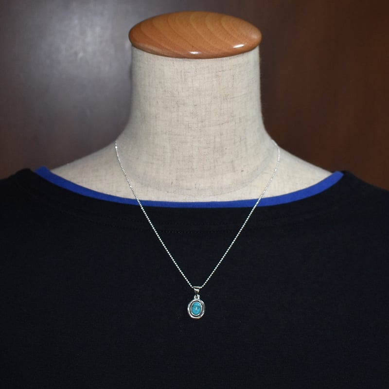 天然石ターコイズ シルバー ペンダントトップ No-08 | シルバー