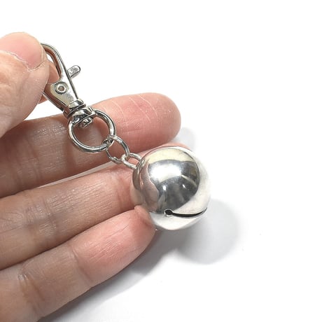 鈴 キーホルダー silver製