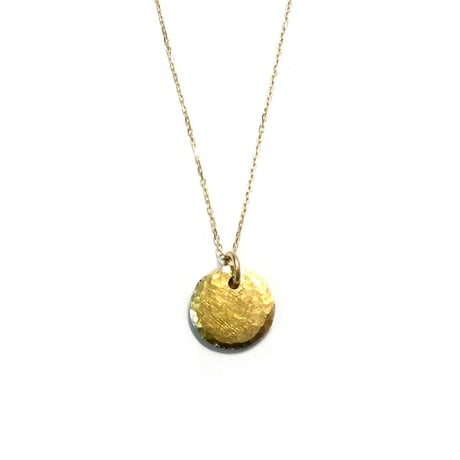 K24金箔 Gold  打ち込み象嵌 ゴールドプチペンダントトップ