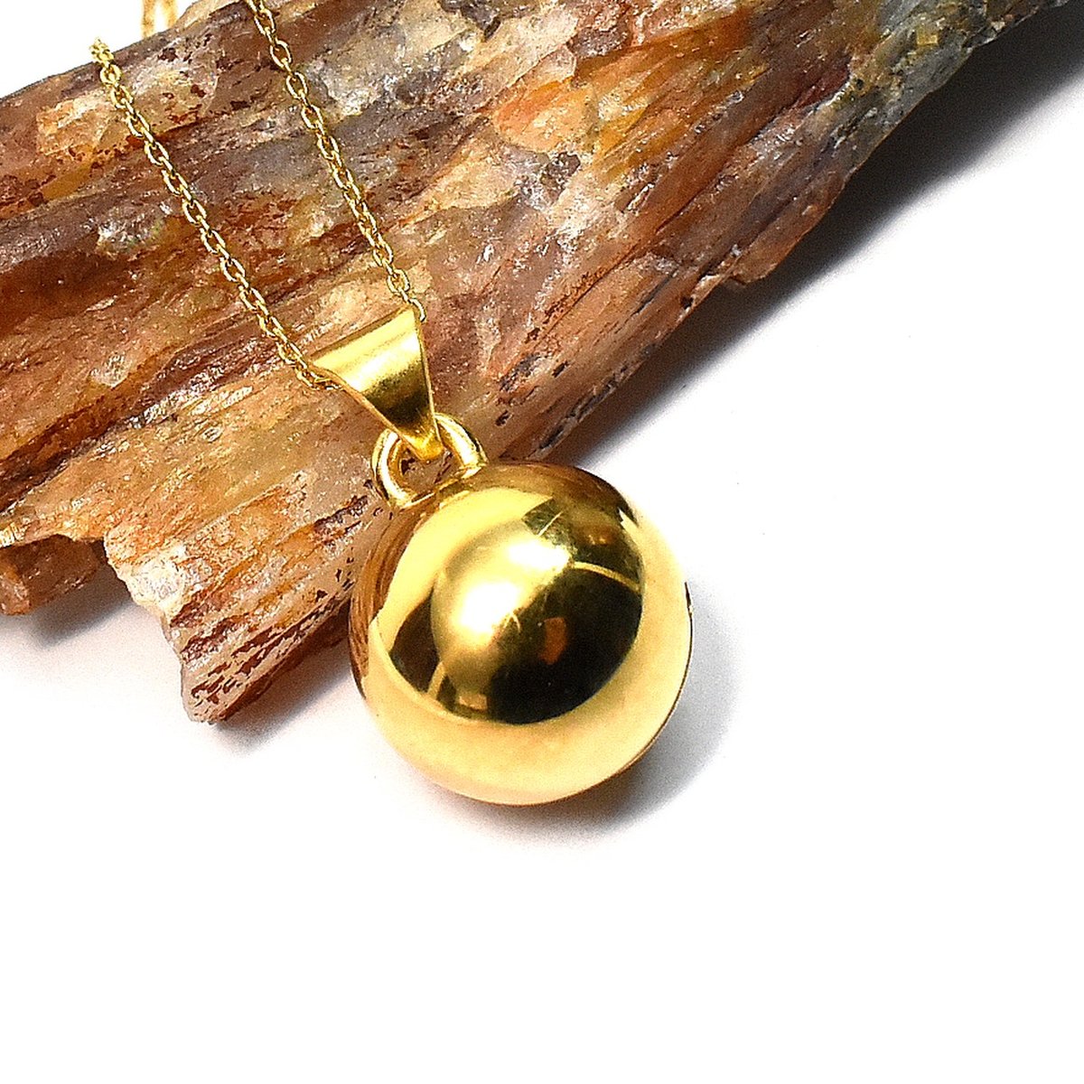 k22GP ゴールドメッキ 金の鈴 ネックレス | シルバーアクセサリー工房