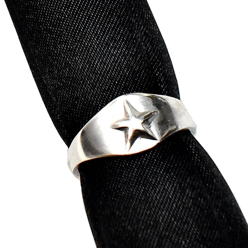星モチーフ シルバーリング | シルバーアクセサリー工房アンク