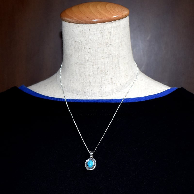 天然石ターコイズ シルバー ペンダントトップ No-07 | シルバー