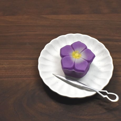 銀の菓子楊枝　透かし模様