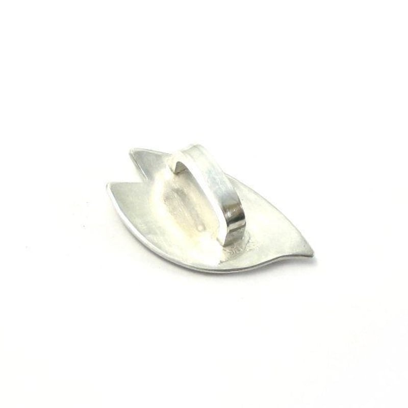 桜の花びら 銀の帯留 | シルバーアクセサリー工房アンク