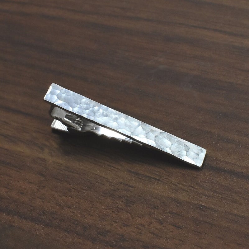 中目 槌目模様 シルバー ネクタイピン | シルバーアクセサリー