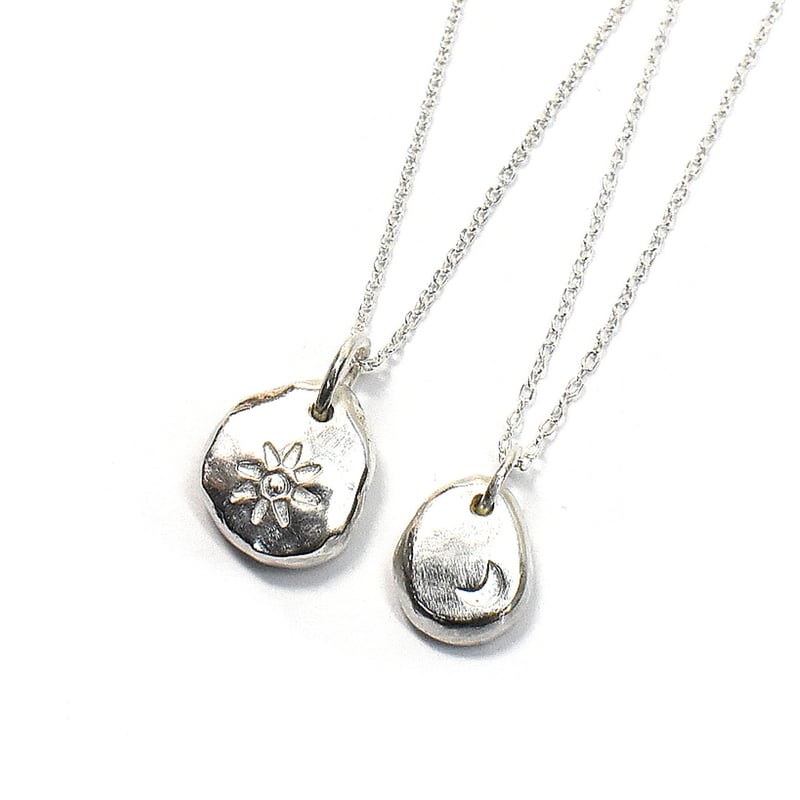 ベア様 太陽と月 シルバー ペアネックレス PE-163 | シルバー