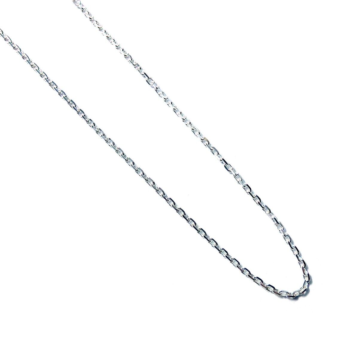 あずきページ 4面カットあずきチェーン 太さ1.6㎜ 50㎝ | シルバーアクセサリー工房