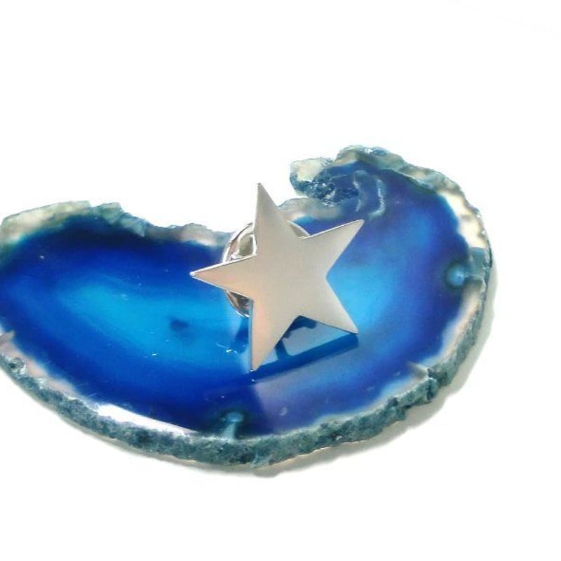 星型シルバーピンブローチ | シルバーアクセサリー工房アンク