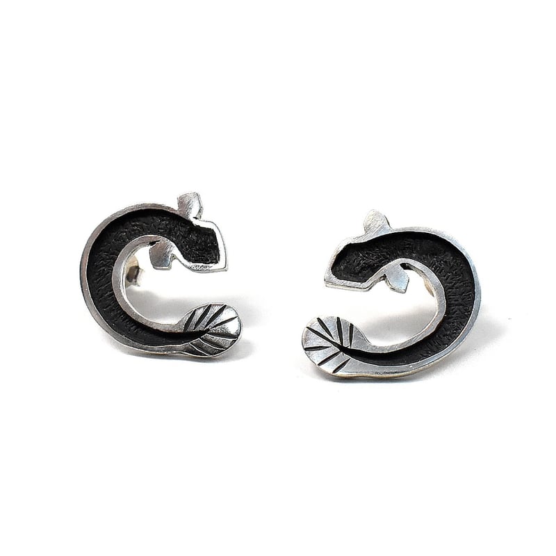 シルバー ハンガー型ピアス 片耳用 laplateriashu_122101