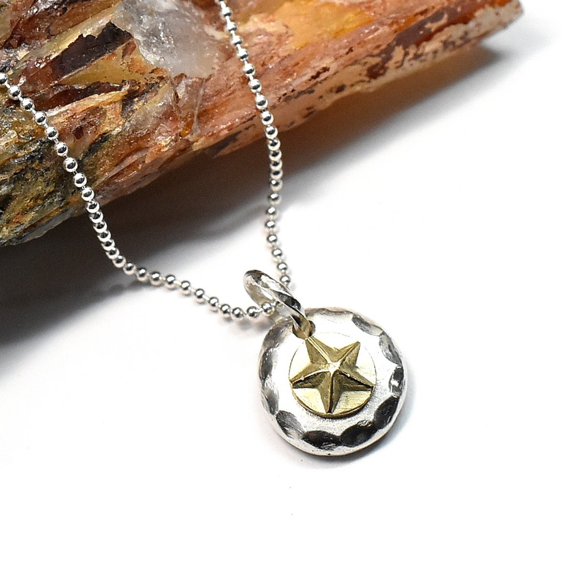K18 Gold ネックレス 星のゴールドペンダントトップ | シルバー