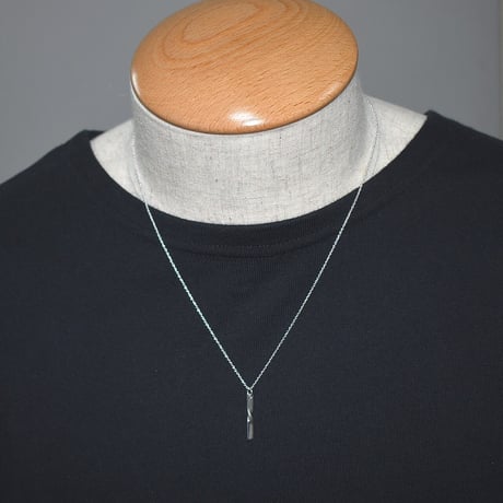 捻り入りシルバーネックレス　50cm