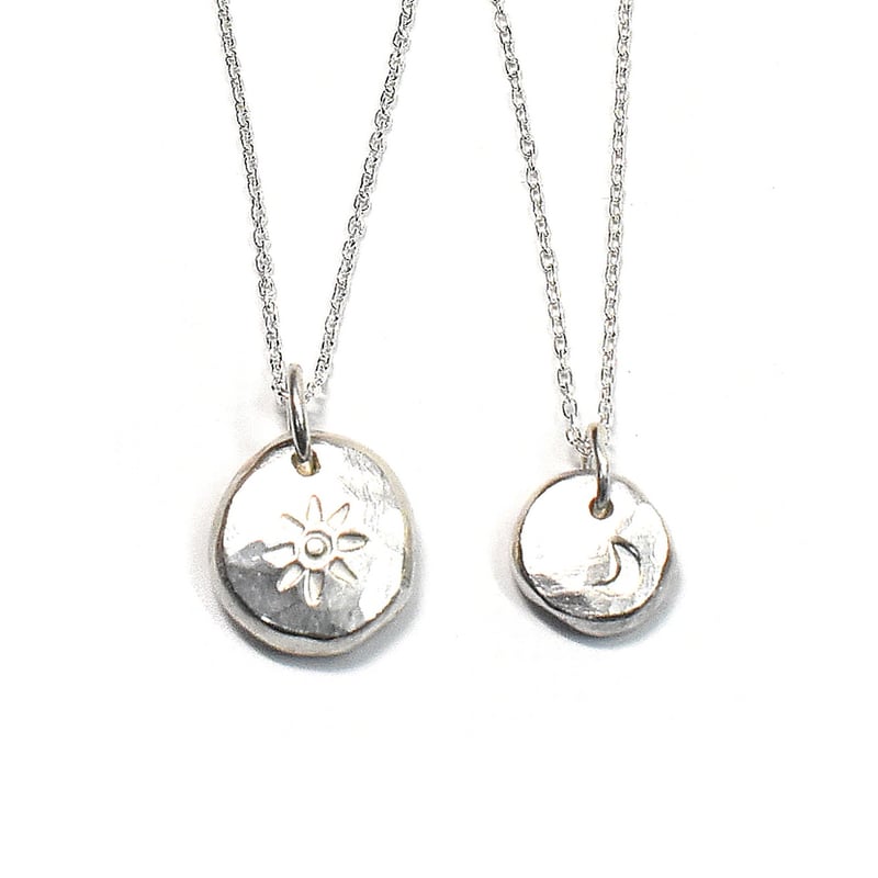 シルバー 太陽モチーフ ネックレス 太陽モチーフネックレス | シルバー2色展開 - 古着屋グレープフルーツ