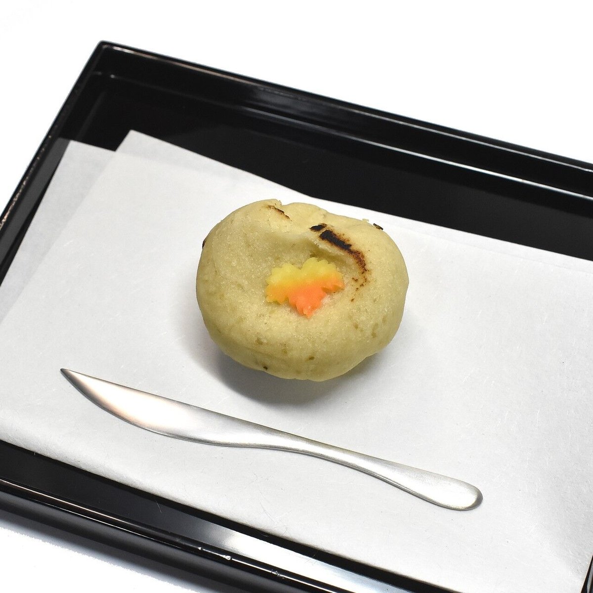 SILVER925 刻印 銀製 菓子楊枝 5本セット 鶴と亀 梅と竹 重量29g