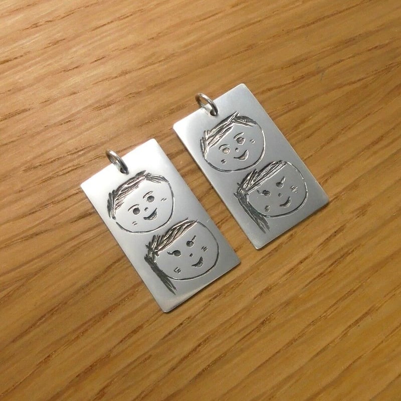オーダメイド 子供の絵 シルバーアクセサリー お気軽にお問合せ