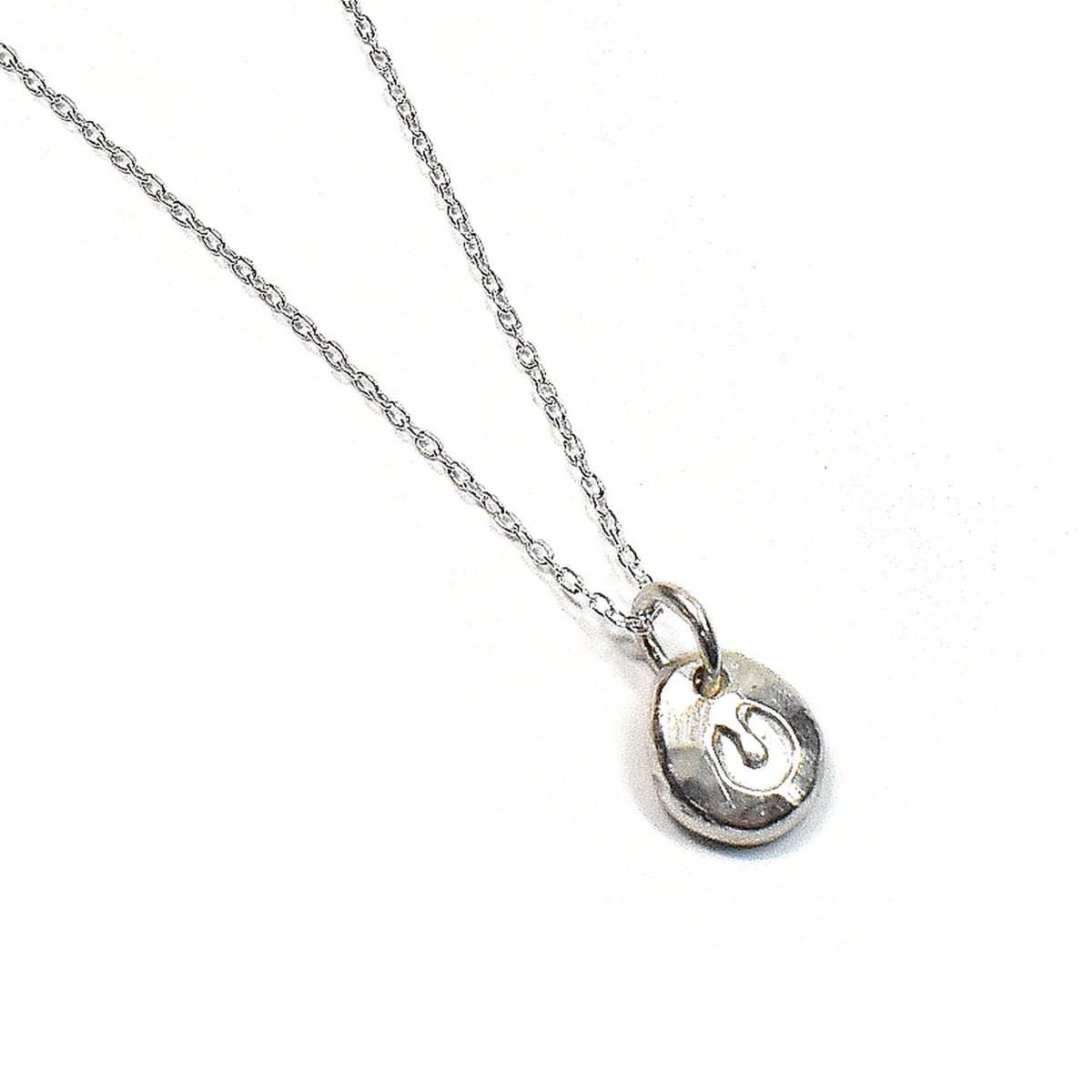 シルバーアクセサリー　ネックレス　トップ　馬蹄　銀11.2g 馬蹄/ホースシュー モチーフ シルバー ネックレス No-06 | シルバー