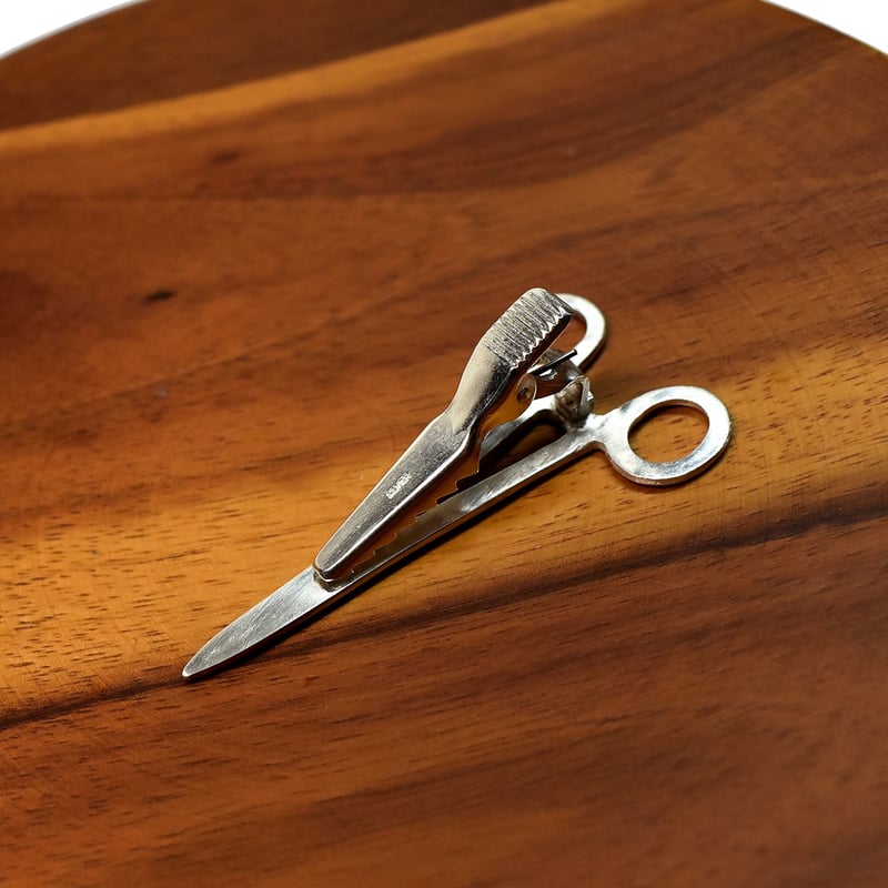 ペアン 医療器具 シルバーネクタイピン | シルバーアクセサリー工房アンク