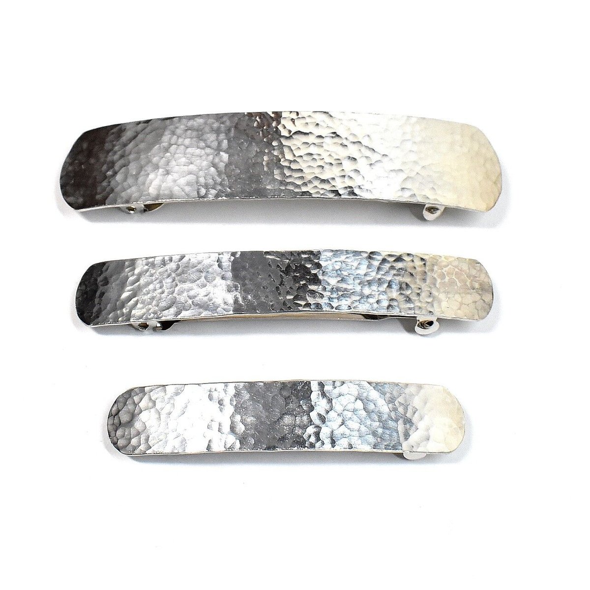 mページ⭐︎PORTRAY シルバーバレッタ PORTRAY シルバー ミニバレッタ 新品 PORTRAY バレッタ シルバー