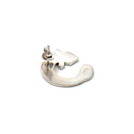 ウナギ シルバーピアス　片耳用