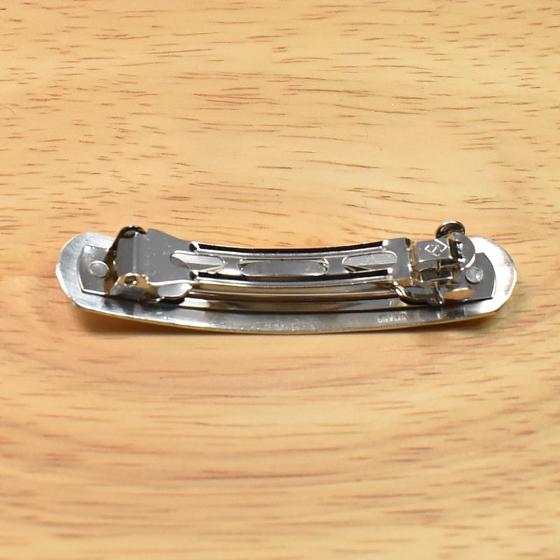 花模様 シルバーバレッタ Sサイズ | シルバーアクセサリー工房アンク