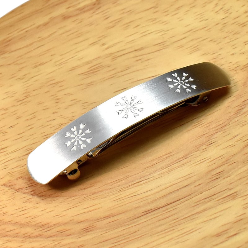 PORTRAY シルバー ミニバレッタ 新品 barrette-01 silver ※12/10〜発送予定 | PORTRAY JEWELRY