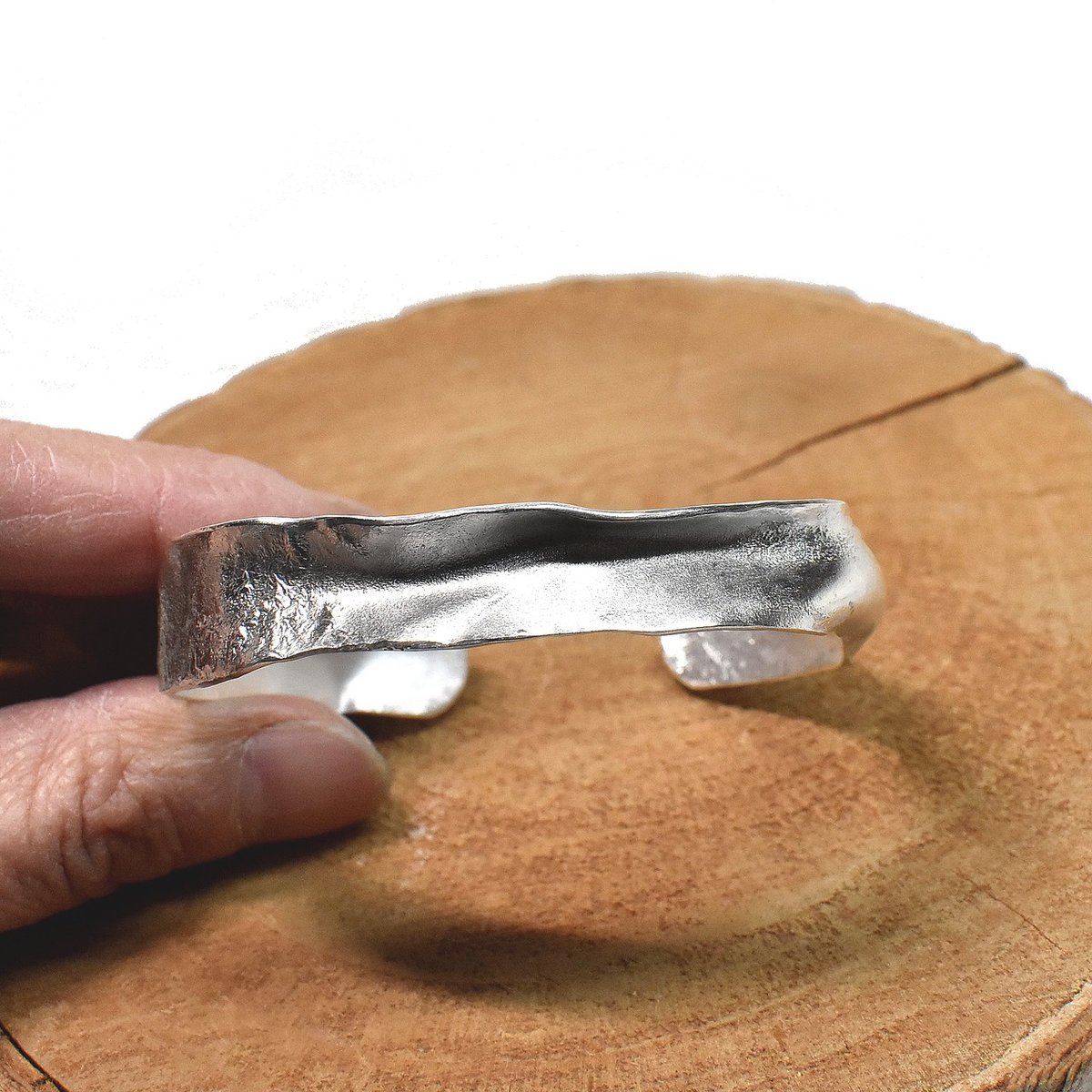 一点物 シルバー バングル No-1 | シルバーアクセサリー工房アンク