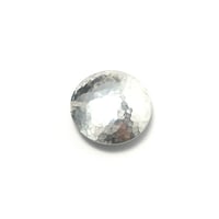 コンチョ レザークラフト金具　silver925 槌目模様 25mm