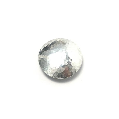 コンチョ レザークラフト金具　silver925 槌目模様 25mm
