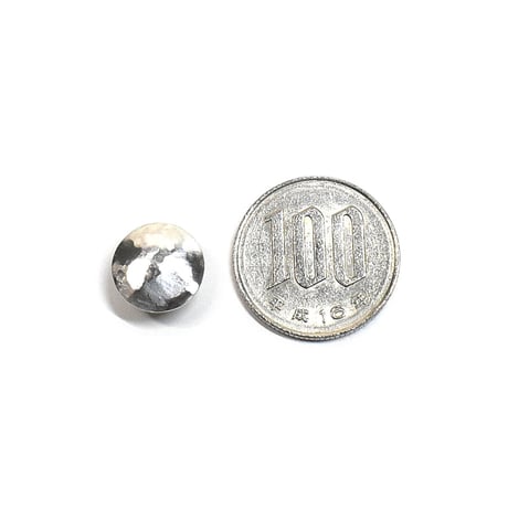 コンチョ レザークラフト金具　silver925  槌目模様 12mm