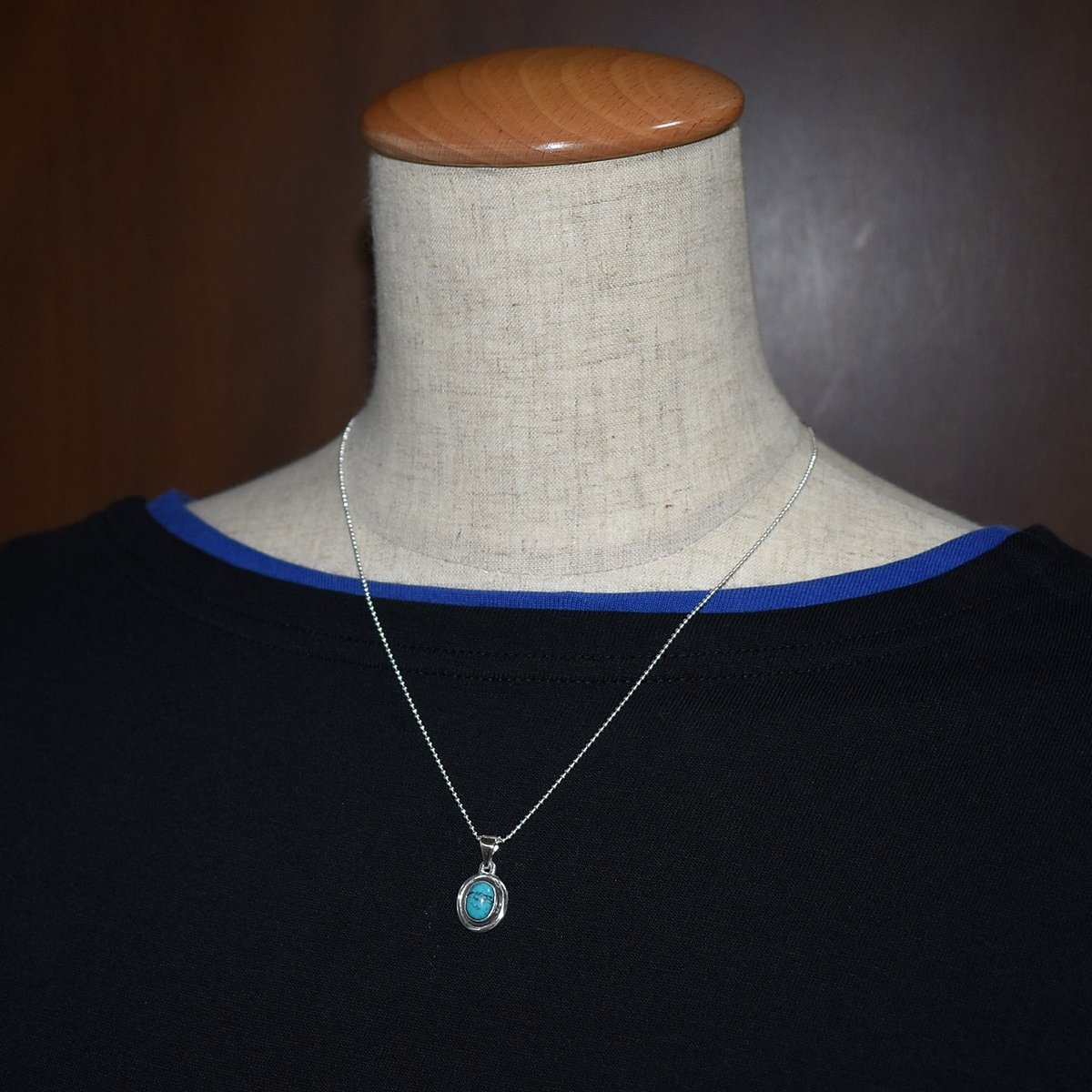 天然石ターコイズ シルバー ペンダントトップ No-08 | シルバー