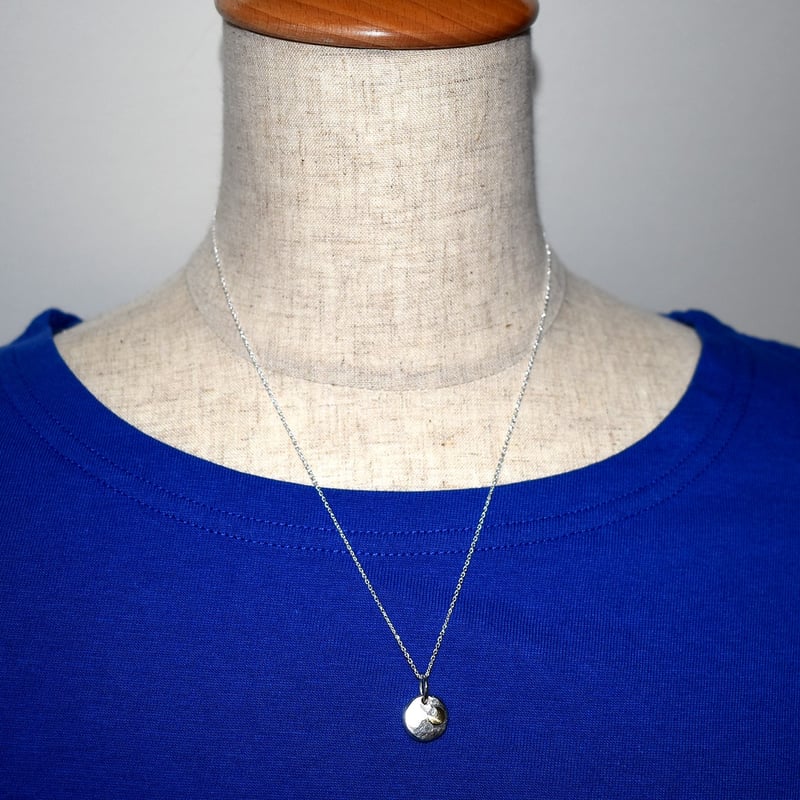 K18 三日月 シルバー ネックレス 一点物 No-01 | シルバーアクセサリー  