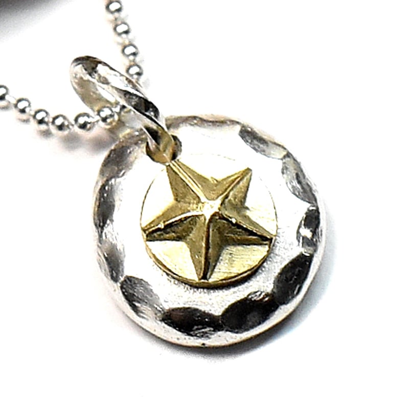K18 Gold ネックレス 星のゴールドペンダントトップ | シルバー