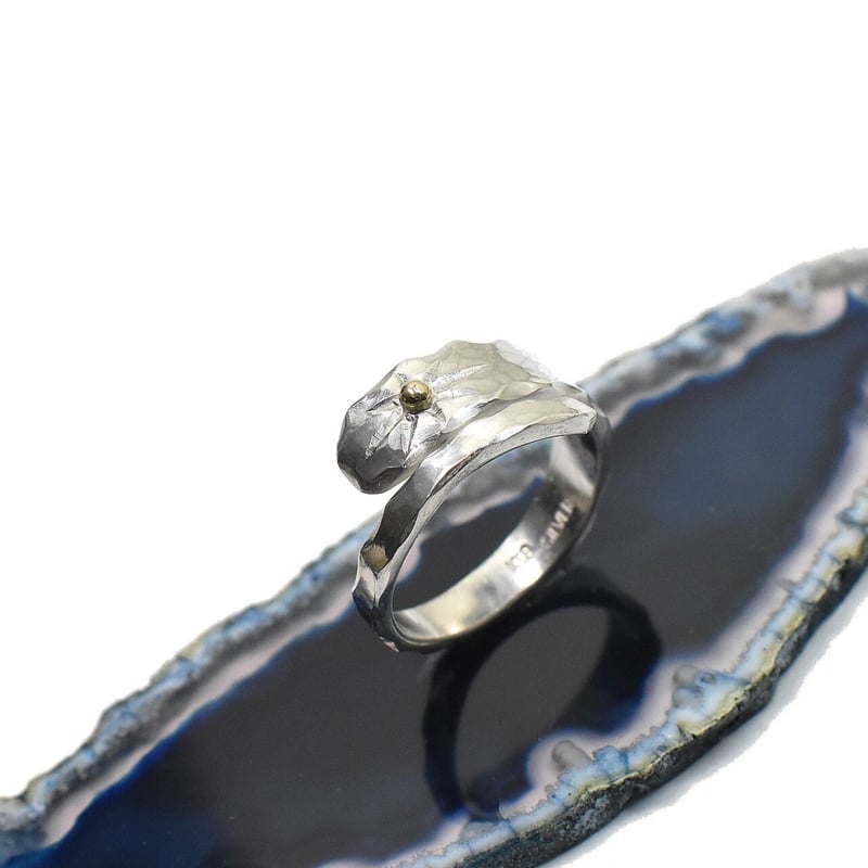 太陽 槌目模様 シルバーフリーリング | シルバーアクセサリー 太陽 槌目模様 シルバーフリーリング | シルバーアクセサリー