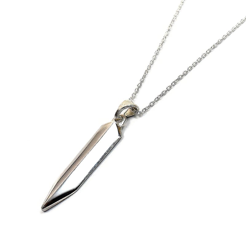 シャープ ライン シンプル シルバーネックレス | シルバー シャープ ライン シンプル シルバーネックレス | シルバー