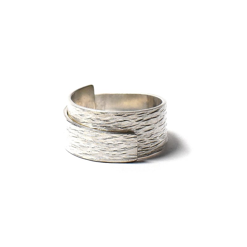 テクスチャー シルバーリング メンズ用 | シルバーアクセサリー