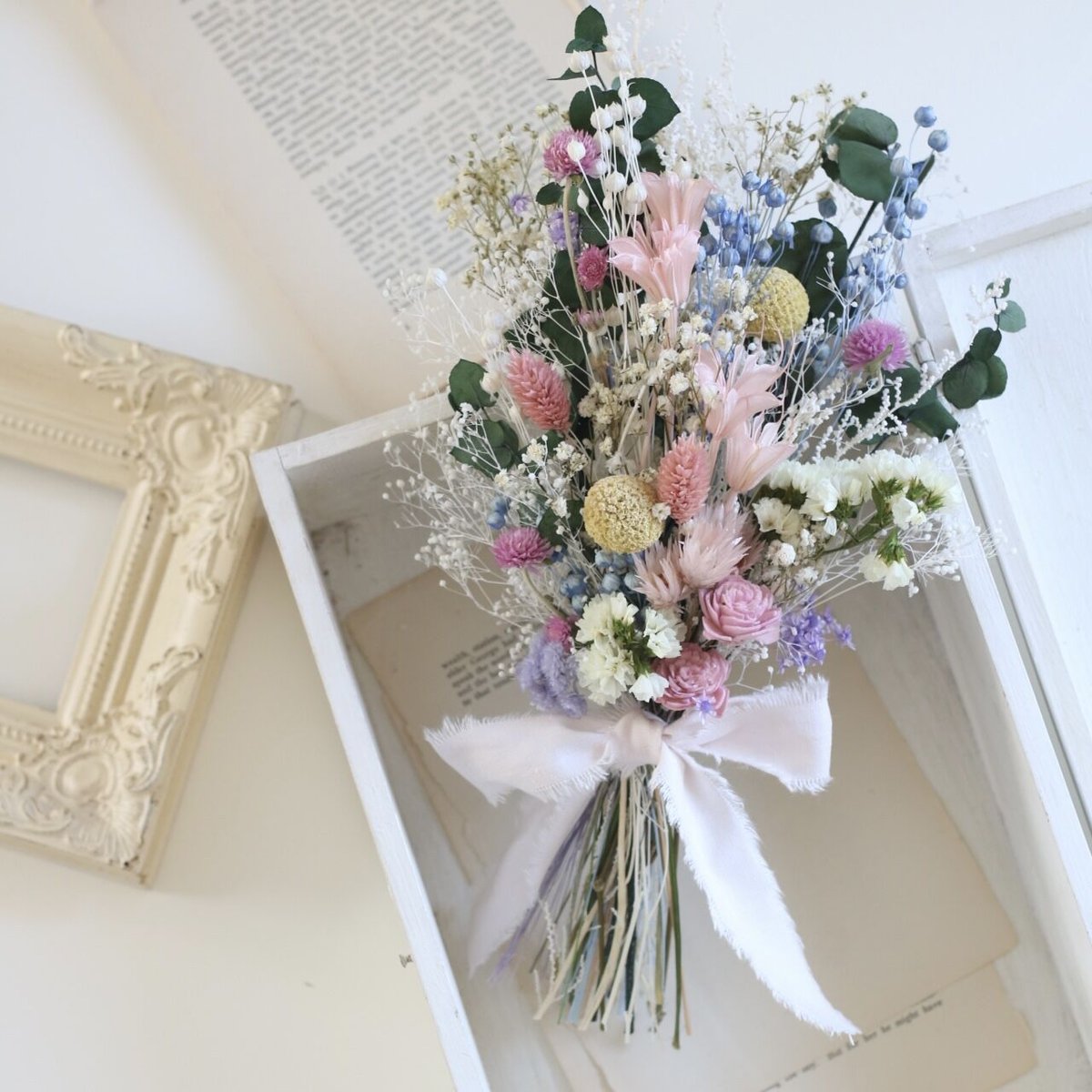 花束にもなるスワッグ | bouquet de flannel