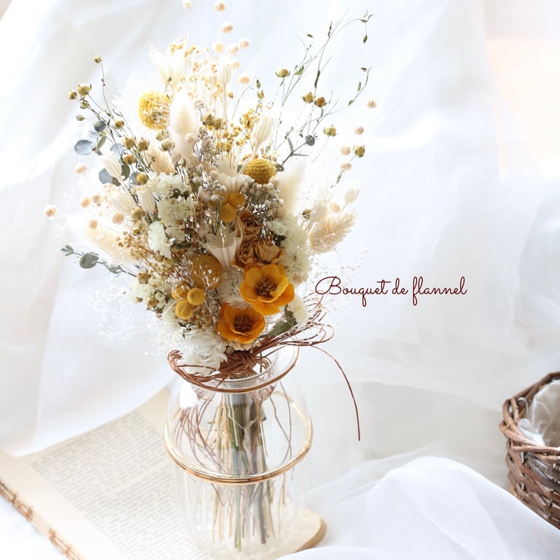 花瓶にそのまま☺︎お花いっぱいドライフラワースワッグ♪ 花瓶にそのまま☺︎お花いっぱいドライフラワースワッグ♪