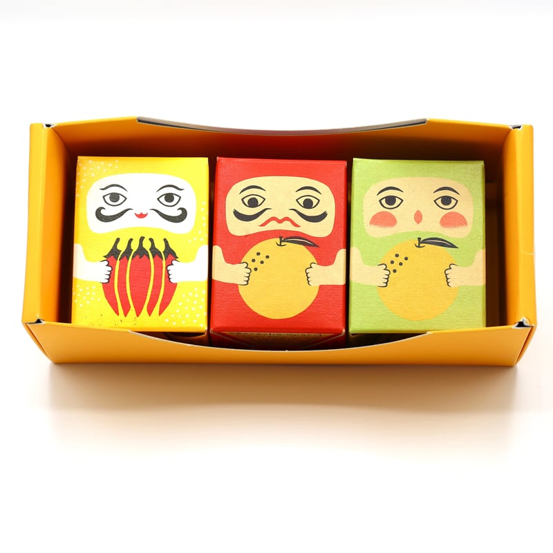 3種の辛味ギフトB】紅だるま/レモンだるま/青だるま 辛味調味料が3種