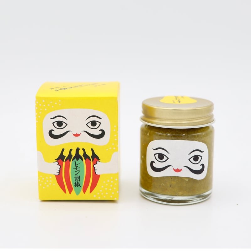 赤から青にリニューアル！！爽やかな味わいのレモン胡椒 ▶︎瀬戸内